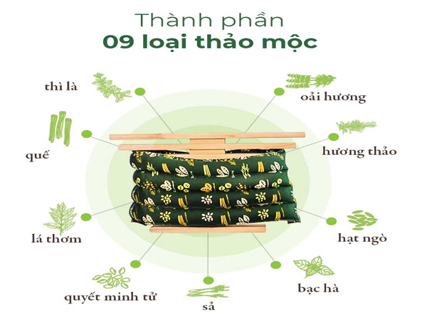 Cách làm túi chườm thảo dược đơn giản tại nhà